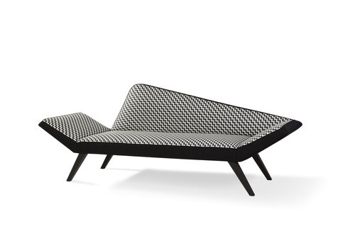 Divano contemporaneo - FACETT - Jonas Ihreborn - in tessuto / grigio / 2 posti