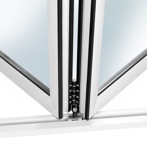 Porta da interno - S.5500 - Europa Profil Aluminium SA - in alluminio / a libro / vetrata