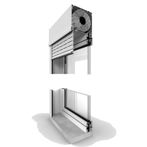 Persiana avvolgibile - 950 HYBRID - Europa Profil Aluminium SA - in alluminio / per finestra