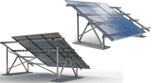 Sistema di montaggio a terra - SUN 300 - Europa Profil Aluminium SA - solare / per modulo fotovoltaico