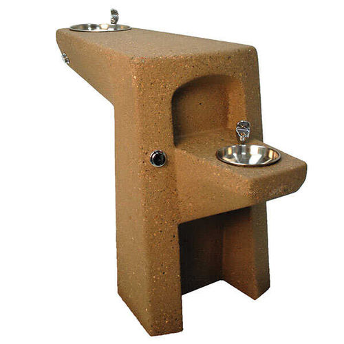 Fontanella per disabili - TF7071 HS - Tectura Designs - da esterno / in calcestruzzo / per spazi pubblici