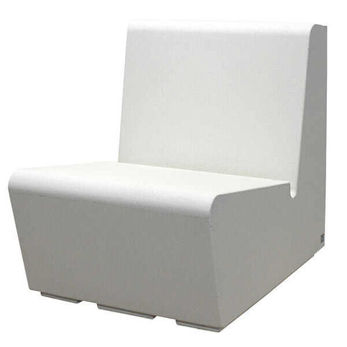 Poltrona contemporanea - TF5039 - Tectura Designs - in calcestruzzo / bianca / marrone