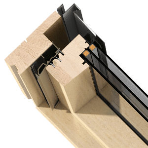 Profilato per finestra in legno ricostituito - SOLID+ - okpol - termoisolante