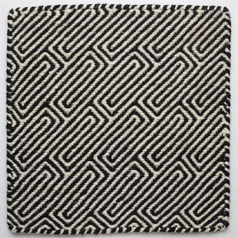 Tappeto contemporaneo - BRICK FLATWEAVE - Nash Andrea - con motivi geometrici / in lana / tessuto
