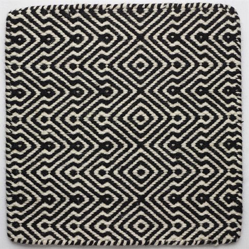 Tappeto contemporaneo - TIDE FLATWEAVE - Nash Andrea - con motivi geometrici / in lana / rettangolare