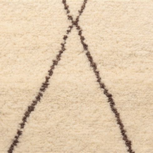 Moquette tessuto a mano - RABAT  - Nash Andrea - in lana / con motivi geometrici / marrone