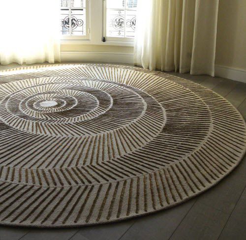 Tappeto contemporaneo - NAUTILUS - MANUFACTURE DE TAPIS DE BOURGOGNE - a motivi / in lana / in seta