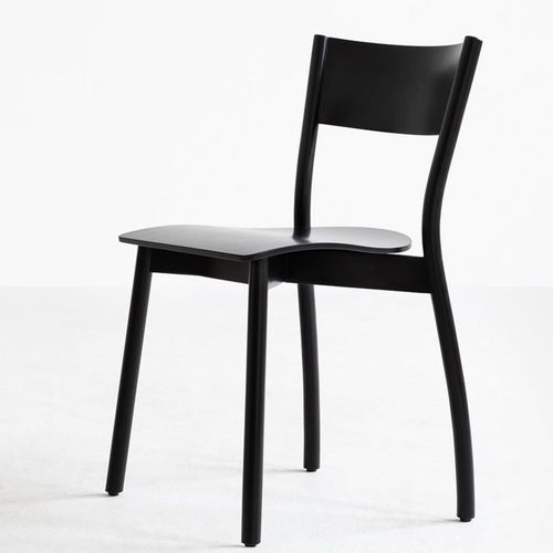 Sedia contemporanea - Fala - Fameg - da interno / in faggio / in legno curvato