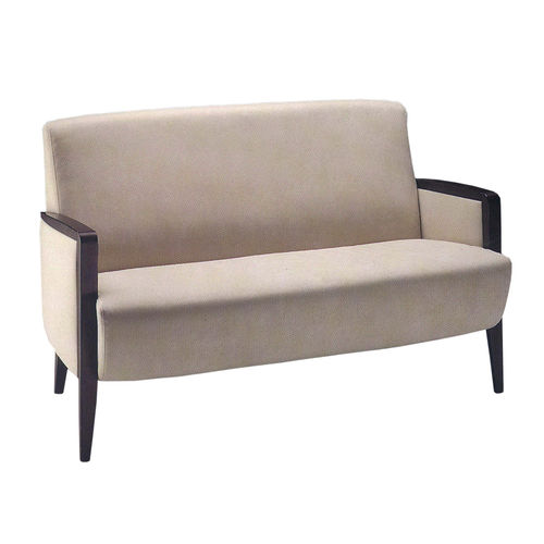 Divanetto imbottito contemporaneo - CONDAL 2SF - Sedja - in tessuto / con supporto in legno / con schienale