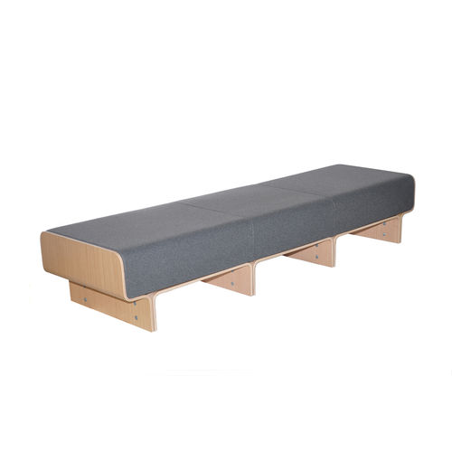 Panca contemporanea - PUFF 3S - Sedja - in legno