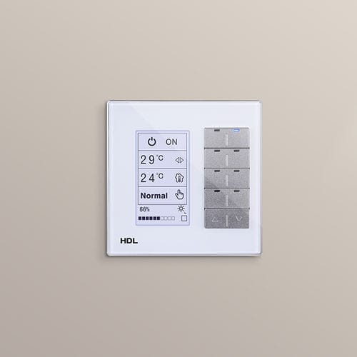 Tastiera di controllo per lampadario - DLP EU - HDL Automation Co., Ltd - per impianti di riscaldamento / per sistema di ventilazione / per installazione multimediale