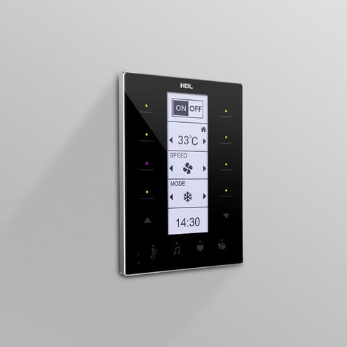 Tastiera di controllo per lampadario - DLP Touch - HDL Automation Co., Ltd - per impianti di riscaldamento / per sistema di ventilazione / per installazione multimediale