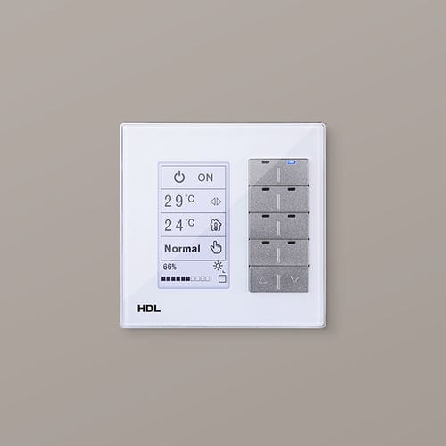 Tastiera di controllo per sistema domotico - DLP EU - HDL Automation Co., Ltd - per impianti di riscaldamento / per sistema di ventilazione / per lampadario