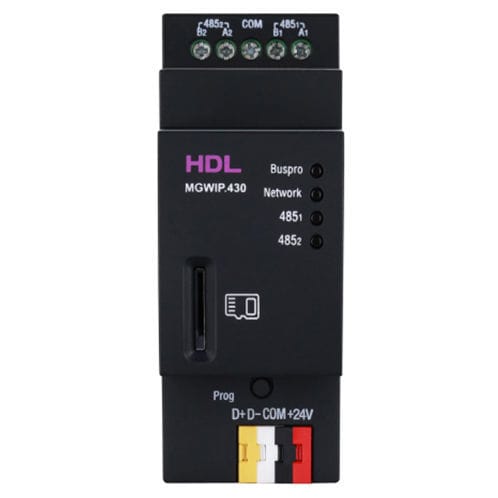 Modulo di interfaccia gateway - MGWIP.430 - HDL Automation Co., Ltd - su guida DIN / per sistema domotico / LAN