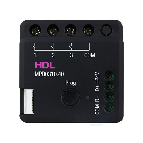 Attuatore di commutazione per sistema domotico - HDL-MPR0310.40 - HDL Automation Co., Ltd - da incasso / per uso residenziale / contract