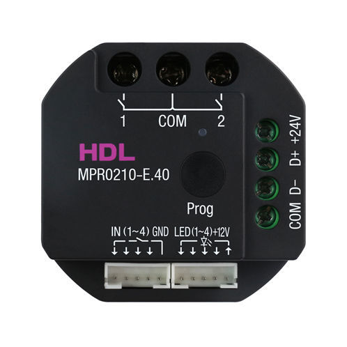 Attuatore di commutazione per sistema domotico - HDL-MPR0210-E.40 - HDL Automation Co., Ltd - da incasso / per uso residenziale / contract