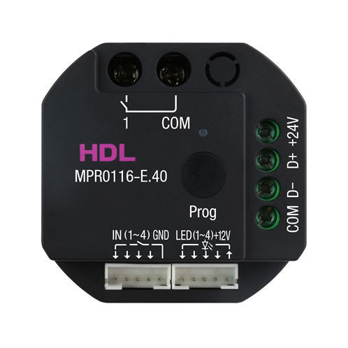 Attuatore di commutazione per sistema domotico - HDL-MPR0116-E.40 - HDL Automation Co., Ltd - da incasso / per uso residenziale / contract