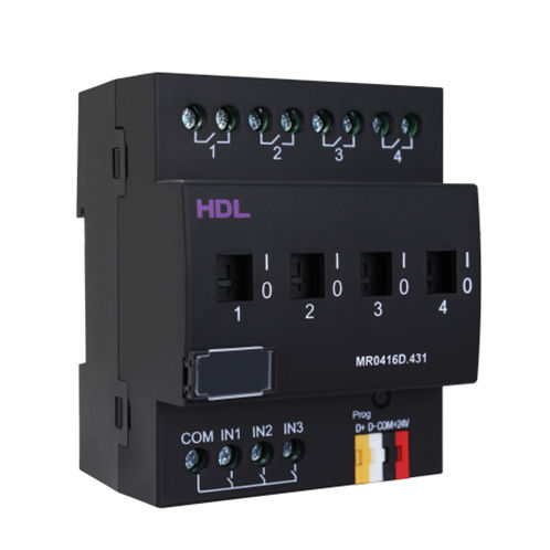 Attuatore di commutazione per sistema domotico - HDL-MR0416D.431 - HDL Automation Co., Ltd - su guida DIN / per uso residenziale / contract