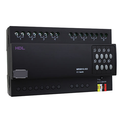 Attuatore di commutazione per sistema domotico - HDL-MR0810.432 - HDL Automation Co., Ltd - su guida DIN / per uso residenziale / contract