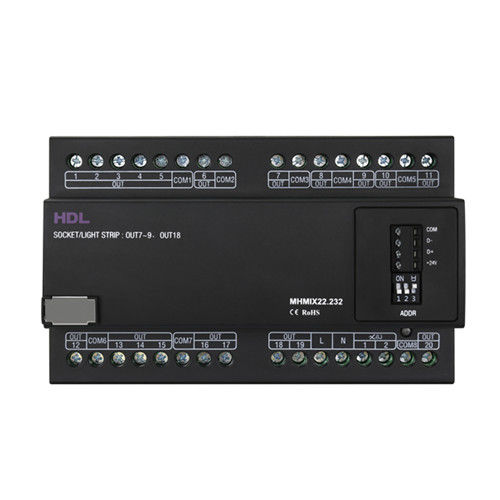 Modulo di controllo per sistema domotico - HDL-MHMIX22.232 - HDL Automation Co., Ltd - di illuminazione / su guida DIN / da interno