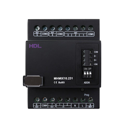 Modulo di controllo per sistema domotico - MHMIX10.231 - HDL Automation Co., Ltd - di illuminazione / su guida DIN / da interno