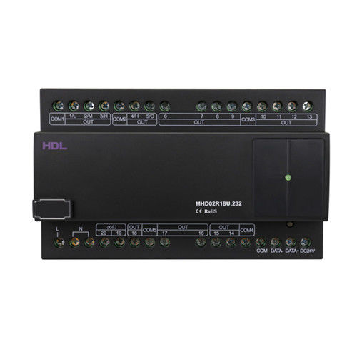 Modulo di controllo per sistema domotico - HDL-MHD02R18U.232 - HDL Automation Co., Ltd - di illuminazione / per aria condizionata / per raffreddatore