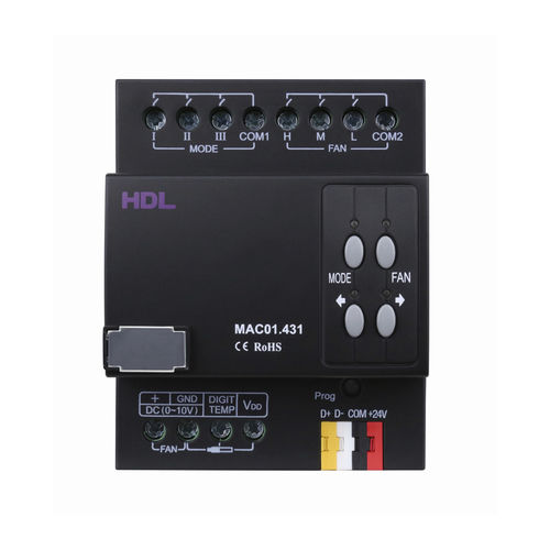 Modulo di controllo per aria condizionata - HDL-MAC01.431 - HDL Automation Co., Ltd - su guida DIN / da interno / per uso residenziale