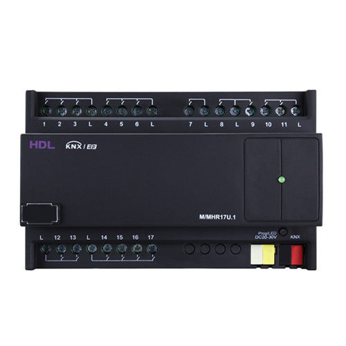 Attuatore di commutazione per sistema domotico - M/MHR17U.1 - HDL Automation Co., Ltd - KNX / su guida DIN / per uso residenziale
