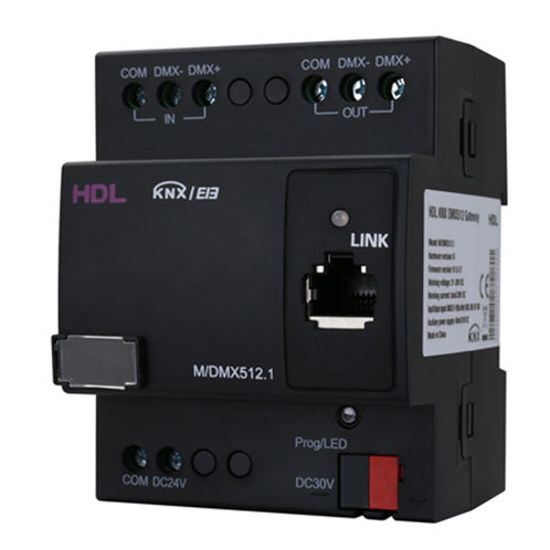 Modulo di interfaccia gateway - M/DMX512.1 - HDL Automation Co., Ltd - su guida DIN / per sistema domotico / KNX