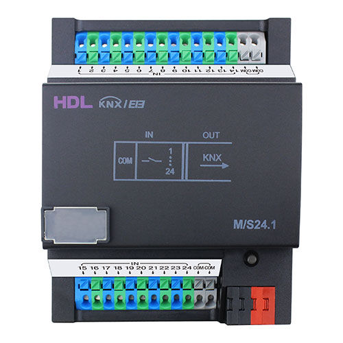 Modulo di controllo per sistema domotico - M/S24.1 - HDL Automation Co., Ltd - di illuminazione / su guida DIN / da interno
