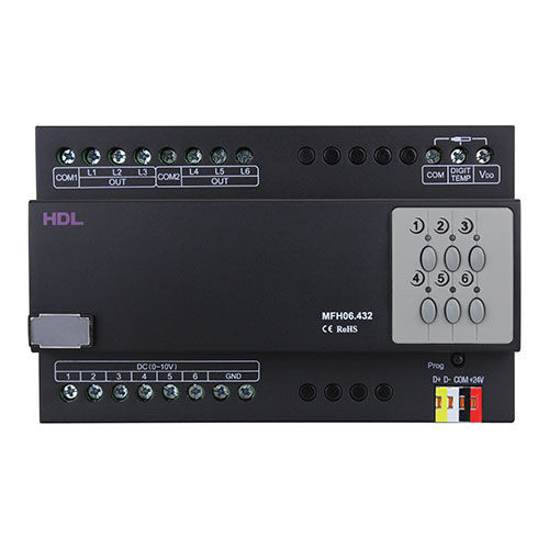 Regolatore di riscaldamento su guida DIN - HDL-MFH06.432 - HDL Automation Co., Ltd - per riscaldamento a pavimento