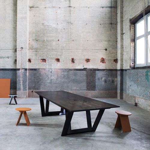 Tavolo contemporaneo - TA TICH  - valerie_objects - in legno / rettangolare / pieghevole