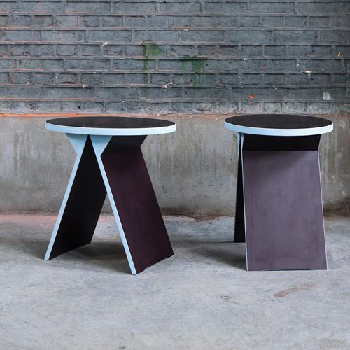 Sgabello contemporaneo - JOBURG  - valerie_objects - in legno / marrone
