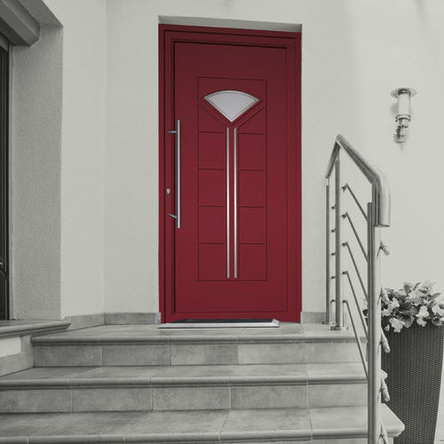 Rivestimento per porta in alluminio - INOX - TEHNI SA
