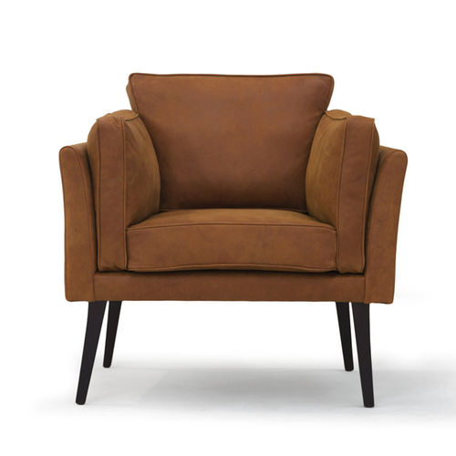 Poltrona classica - COYOACÁN - Moanne - in pelle / con cuscino rimovibile / personalizzabile