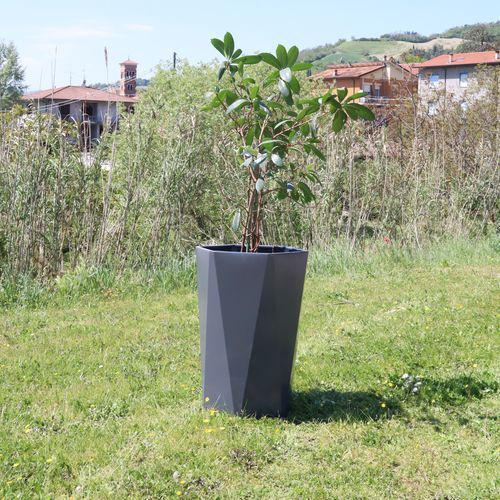 Vaso da giardino in acciaio inossidabile - Low Res - Bottega 7 - in acciaio galvanizzato / in corten / in altezza