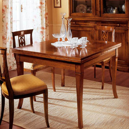 Tavolo da pranzo classico - 730 - Crestan snc di Crestan Giovanni e Angelica - in legno / rettangolare / allungabile