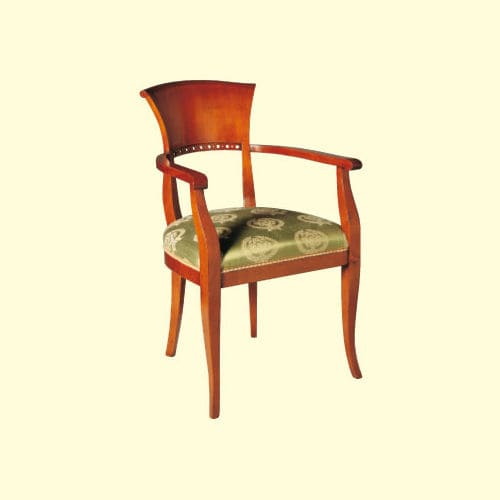 Sedia in stile Biedermeier - 254/S - Crestan snc di Crestan Giovanni e Angelica - da interno / in tessuto / con supporto in legno