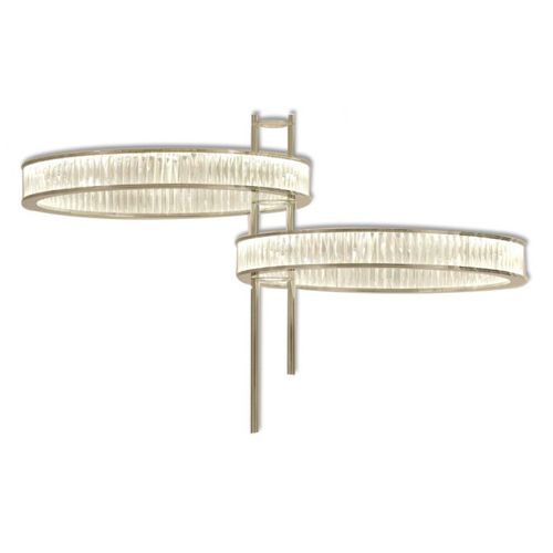 Lampadario contemporaneo - IQ8048 FAMILY TREE - Alan Mizrahi Lighting - in cristallo / in metallo / da 12 lampadine