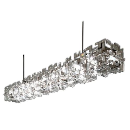 Lampadario contemporaneo - IQ8050 BELLSIZE PARK - Alan Mizrahi Lighting - in cristallo / in metallo / da 15 lampadine