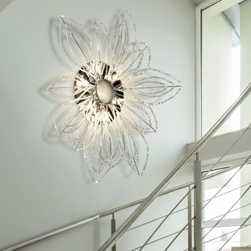Applique contemporanea - IQ8346 PATRIZIA VOLPATO - Alan Mizrahi Lighting - da interno / in alluminio / in cristallo