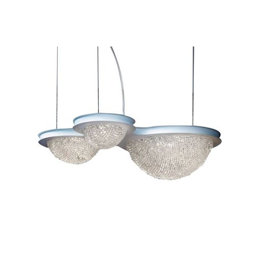 Lampadario contemporaneo - MV3034 BOOL - Alan Mizrahi Lighting - in cristallo / in metallo / 3 livelli