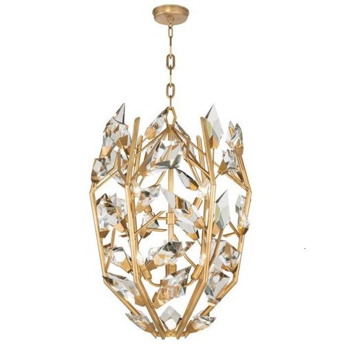 Lampadario contemporaneo - SJ2085 FORET - Alan Mizrahi Lighting - in cristallo / in metallo / da 6 lampadine