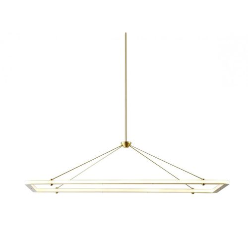 Lampada a sospensione - AL0157R HALO - Alan Mizrahi Lighting - in metallo / in acrilico / contemporanea