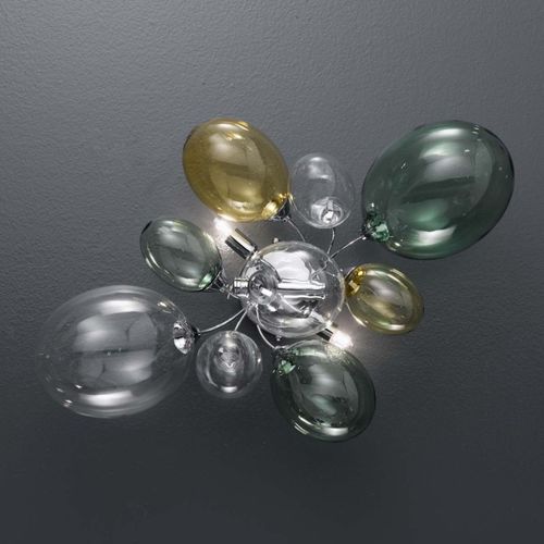 Applique moderna - IQ2119 NUVOLA - Alan Mizrahi Lighting - da interno / in metallo / in vetro