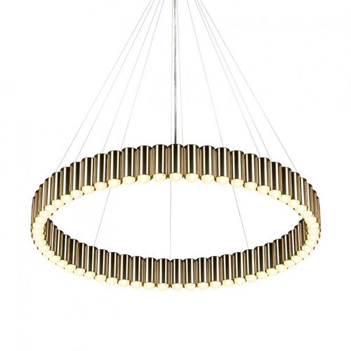 Lampadario moderno - KA1799 CAROUSEL XL - Alan Mizrahi Lighting - in ottone / 1 livello / LED