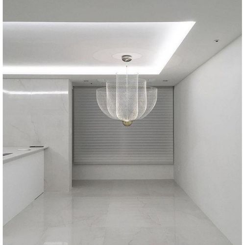 Lampada a sospensione - JR1999 MESHMATICS - Alan Mizrahi Lighting - in ottone / in acciaio galvanizzato / in vetro
