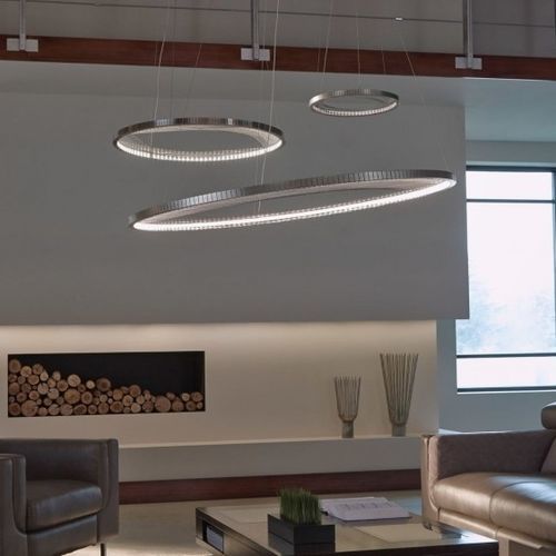 Luce a sospensione - AM832 INTERLACE - Alan Mizrahi Lighting - LED / circolare / professionale