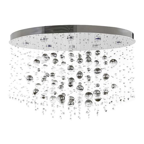 Lampadario contemporaneo - IQ2139 NIGHT SKY - Alan Mizrahi Lighting - in vetro / in metallo / da 8 lampadine