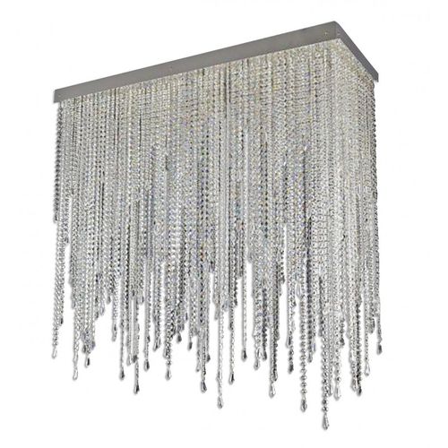 Lampadario contemporaneo - IQ2142 DEW CRYSTAL - Alan Mizrahi Lighting - in cristallo / in metallo / da 13 lampadine